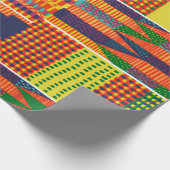 Colorful African Kente Cadeaupapier (Hoek)