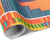 Colorful African Kente Cadeaupapier (Rol Hoek)