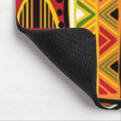 Colorful African Pattern Print Collage Muismat (Hoek)