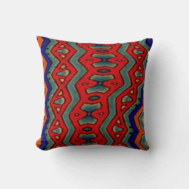 Colorful African Print Kussen (Voorkant)