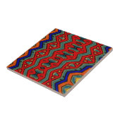 Colorful African Print Tegeltje (Zijkant)