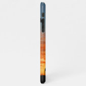 Colorful African Safari Sunset Elephant Silhouette iPhone Hoesje (Linkerkant)