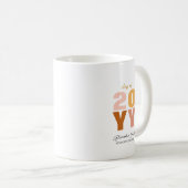 Colorful Afstuderen Jaar Persoonlijke naam Cadeaut Koffiemok (Voorkant rechts)