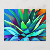 Colorful Agave plant Briefkaart (Voorkant)