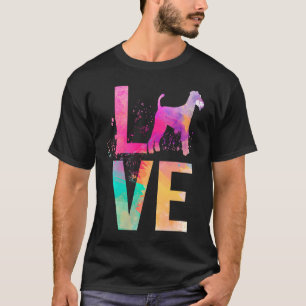 Colorful Airedale Terrier Dog Mam Airedale Terrie T-shirt
