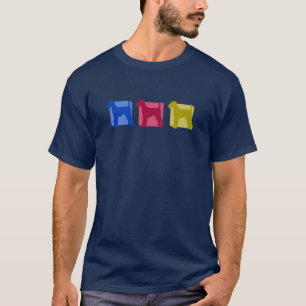 Colorful Airedale Terrier Silhouettes T-Shirt