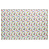 Colorful Airplanes Pattern Stof (Yard (91,4 cm))