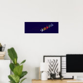 colorful airplanes poster (Thuiskantoor)
