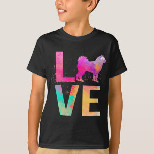 Colorful Alaskan Malamute Dog Mam Gifts Alaskan Ma T-shirt