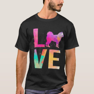 Colorful Alaskan Malamute Dog Mam Gifts Alaskan Ma T-shirt
