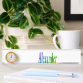 Colorful Alexander Name Logo, Naambordje