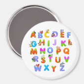 Colorful Alfabetical Letters Magnet (Voorkant / Achterkant)