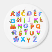 Colorful Alfabetical Letters Magnet (Voorkant)