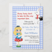 Colorful Alice in Wonderland: Verjaardagfeest Tea  Kaart (Voorkant)