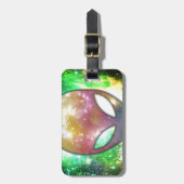 Colorful Alien Bagagelabel (Voorkant verticaal)