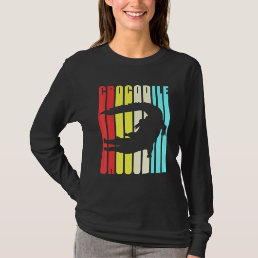 Colorful Alligator Crocodile Kinder T-shirt (Voorkant)