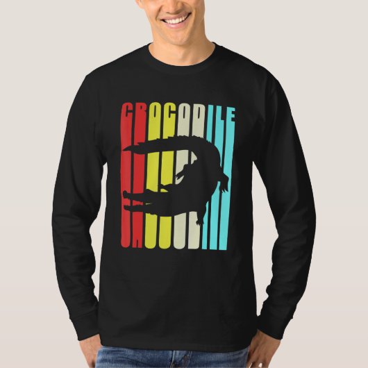 Colorful Alligator Crocodile Kinder T-shirt (Voorkant)