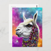 Colorful Alpaca Briefkaart (Voorkant / Achterkant)