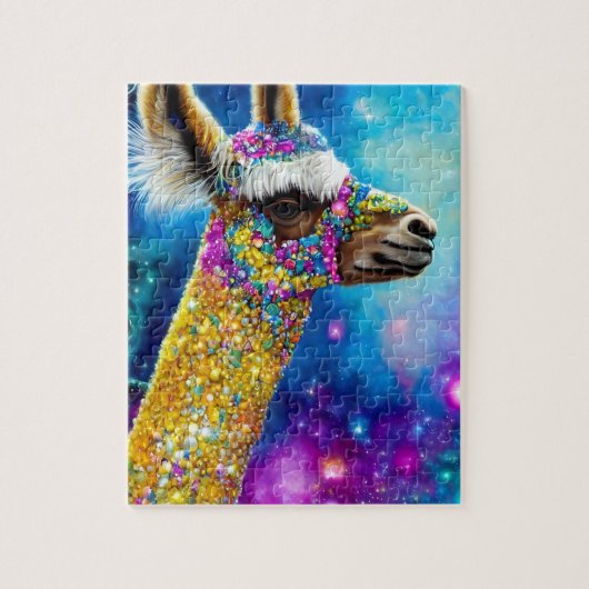 Colorful Alpaca Legpuzzel (Verticaal)