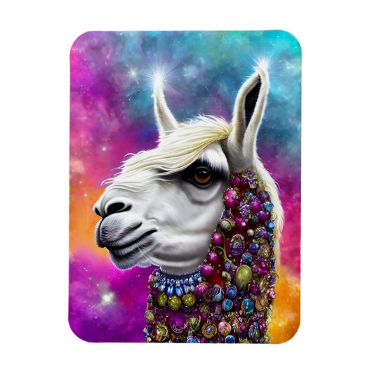 Colorful Alpaca Magneet (Verticaal)