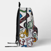 Colorful Alphabet Bedrukte Rugzak (Links)