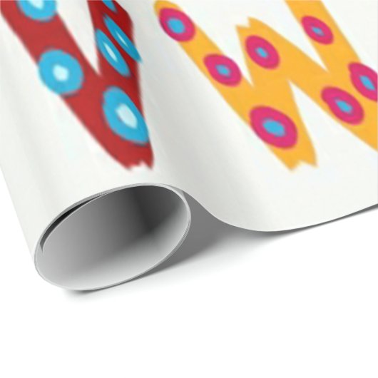 Colorful Alphabet Cadeaupapier (Rol Hoek)