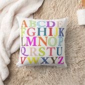 Colorful Alphabet Pillow Kussen (Deken)