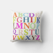 Colorful Alphabet Pillow Kussen (Voorkant)