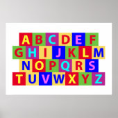 Colorful Alphabet Poster (Voorkant)