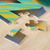 Colorful Alphabet Puzzle with Missing Letters Legpuzzel (Zijkant)