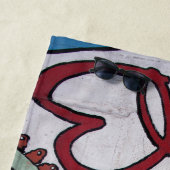 Colorful Alphabet Strandlaken (In situ)