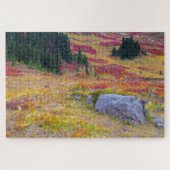 Colorful Alpine Autumn Tapestry Legpuzzel (Horizontaal)