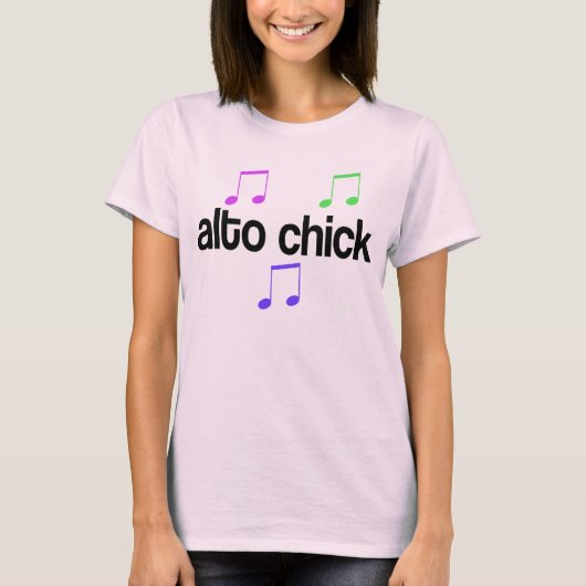 Colorful Alto Chick T-shirt (Voorkant)
