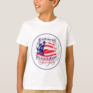 Colorful American Flag Colors Hillary for USA Pres T-shirt