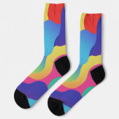 Colorful Amorphous Shapes Sokken (Links)