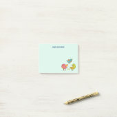 Colorful and Cute Whimsical Birds Trio Post-it® Notes (Op bureau)