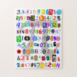 Colorful and Fun Depiction of Pi Legpuzzel