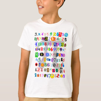 Colorful and Fun Depiction of Pi T-Shirt