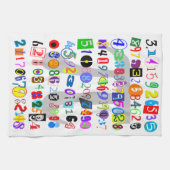 Colorful and Fun Depiction of Pi Theedoek (Horizontaal)