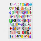 Colorful and Fun Depiction of Pi Theedoek (Verticaal)