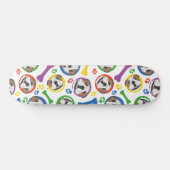 Colorful and playful English Bulldog Persoonlijk Skateboard (Horizontaal)