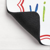 Colorful and Simple Good Vibes Custom Design Muismat (Hoek)