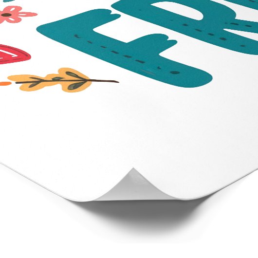 Colorful and Uplifting Kindness Slogan Poster (Hoek)