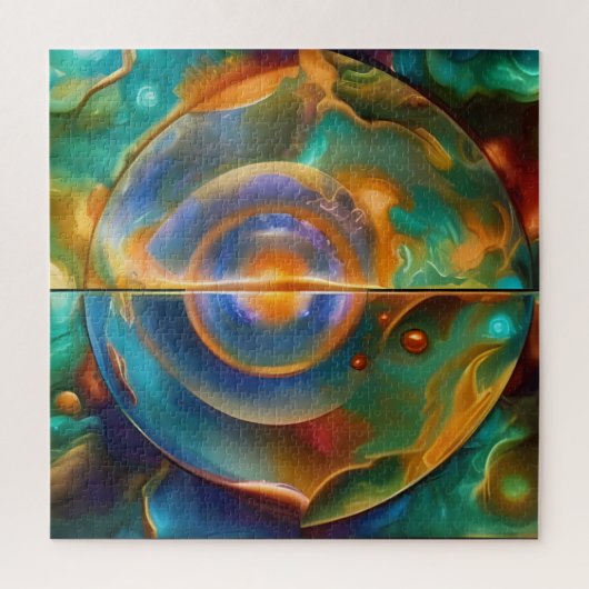 Colorful Anders Abstract Legpuzzel (Verticaal)