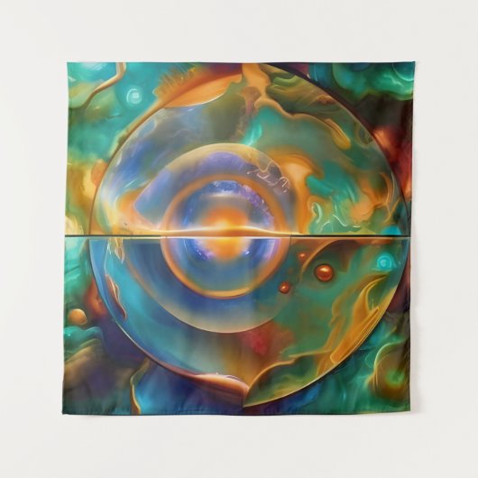 Colorful Anders Abstract Wandkleed (Voorkant)