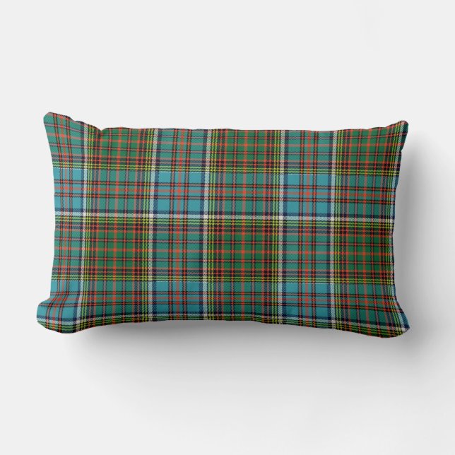 Colorful Anderson Tartan Pset Kussen (Voorkant)