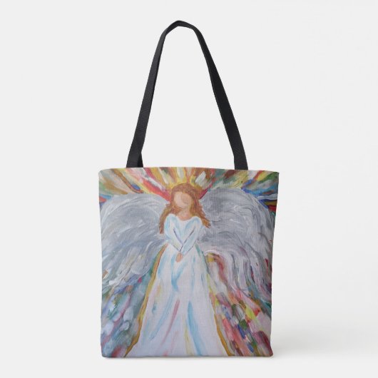 Colorful Angel Canvas tas (Achterkant)