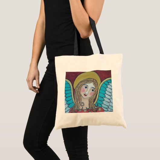 COLORFUL ANGEL CANVAS TAS (Voorkant (product))