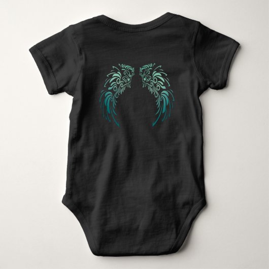 Colorful Angel Feathers Romper (Achterkant)