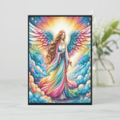 Colorful Angel Kaart (Staand voorkant)